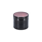 Grinder Aluminium Shiny Top, schwarz, 4tlg.