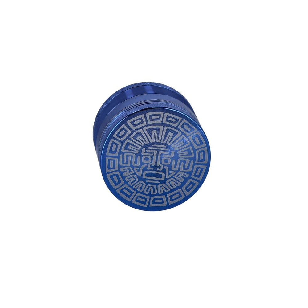 Ohia GrinderAluminium Classic Maya, blau, 4tlg.