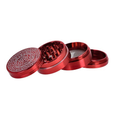 Ohia GrinderAluminium Classic Maya, rot, 4tlg.