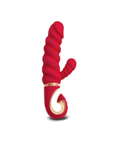 Gvibe - GCandy Mini - Gerippter Rabbit-Vibrator - Rot