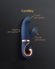 Gvibe – Gentley – Rabbit-Vibrator – Blau und Gold