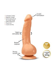 Gvibe - Greal Mini - Vibrierender Dildo - Nude