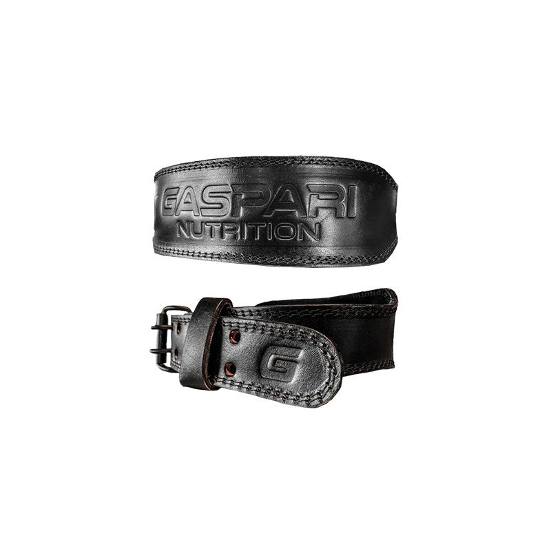Gym Leather Belt Gaspari - Black - M