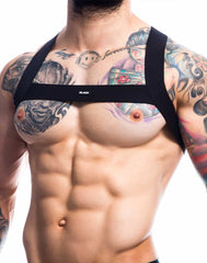 1: H4RNESS by C4M – Hero – Brustharness für Herren – Schwarz