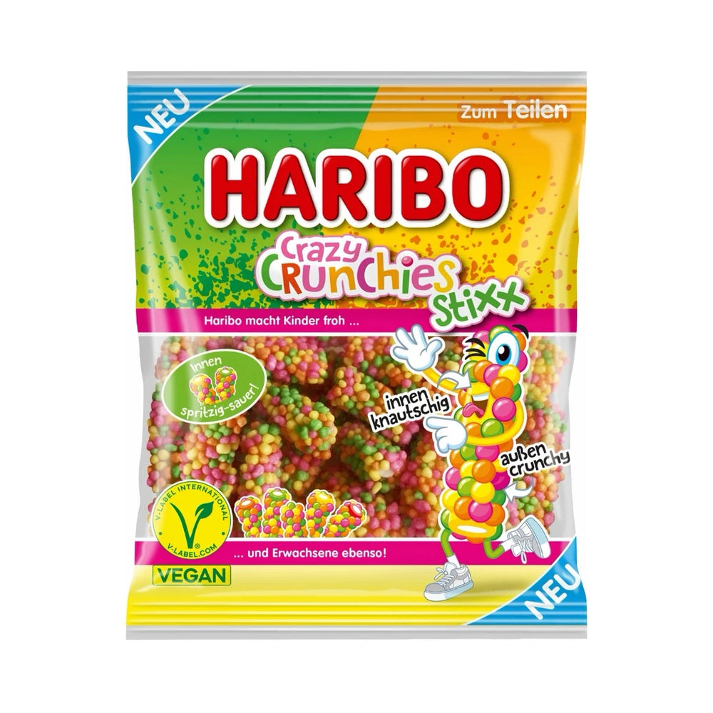 Haribo Crazy Crunchies Stixx 160g