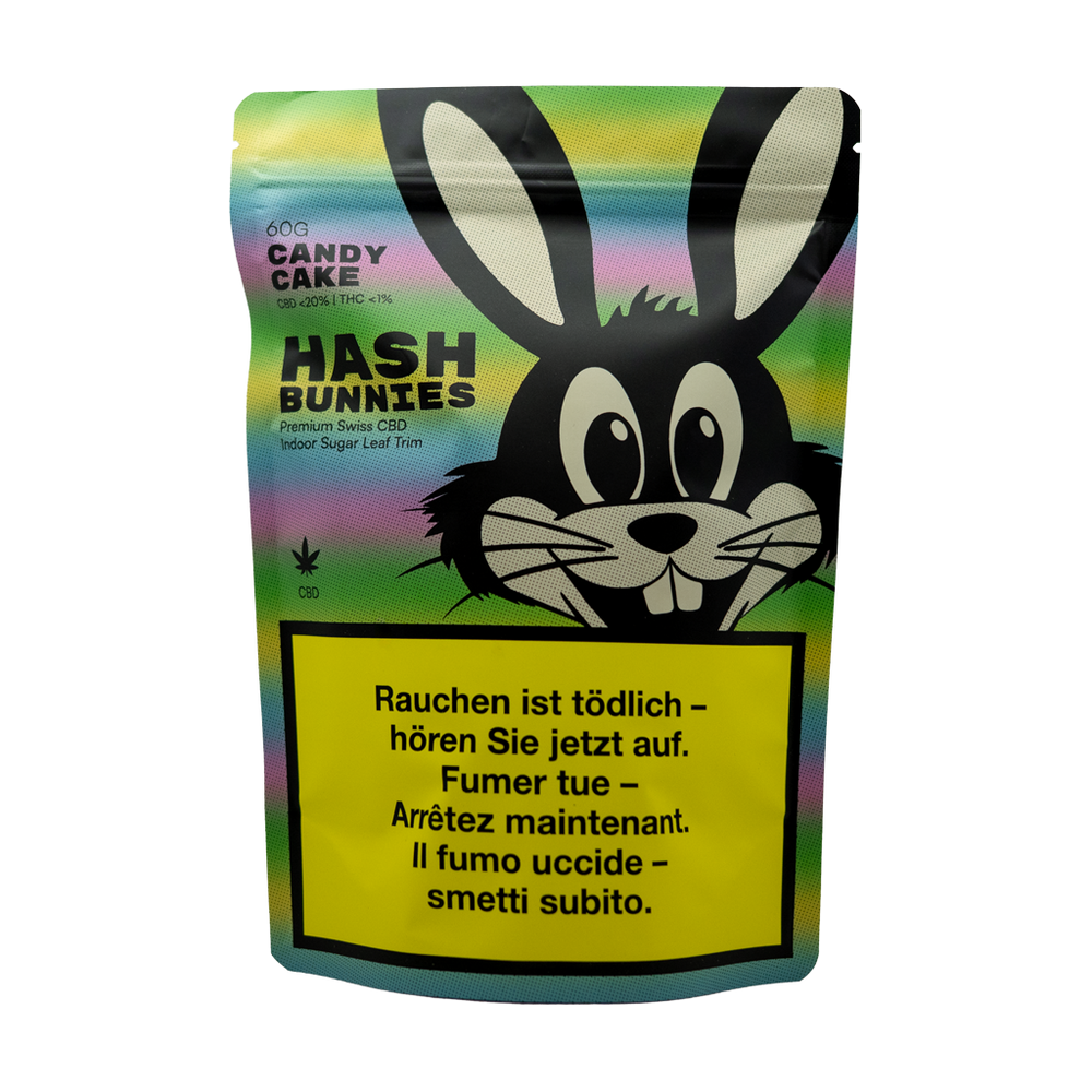 Hash Bunnies - CBD Indoor Trim - Candy Cake - 60g