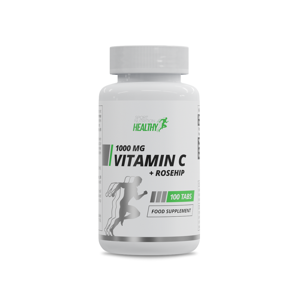 Healthy Vitamin C + Rosehip 1000mg 100 tab