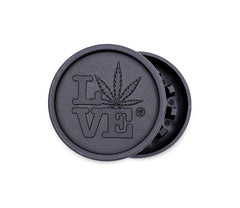 Hemp Grinder - 420 Love - 55mm - 2 Layers - Display - 8 Stück