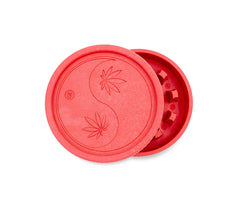Hemp Grinder - 420 Yin Yang - 55mm - 2 Layers - Display - 8 Stück