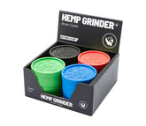 Hemp Grinder - THC Molecule - 55mm - 2 Layers - Display - 8 Stück
