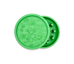 Hemp Grinder - THC Molecule - 55mm - 2 Layers - Display - 8 Stück
