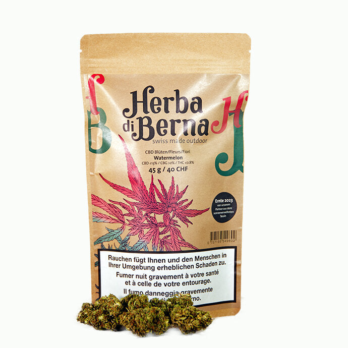 Herba di Berna - Oudoor CBD Blüten - Watermelon - 45g