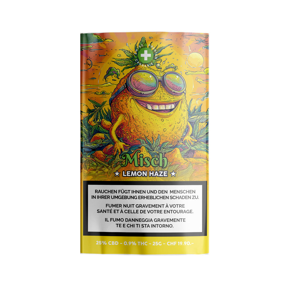 High Level Genetics - Lemon Haze - Indoor CBD Misch - 25g