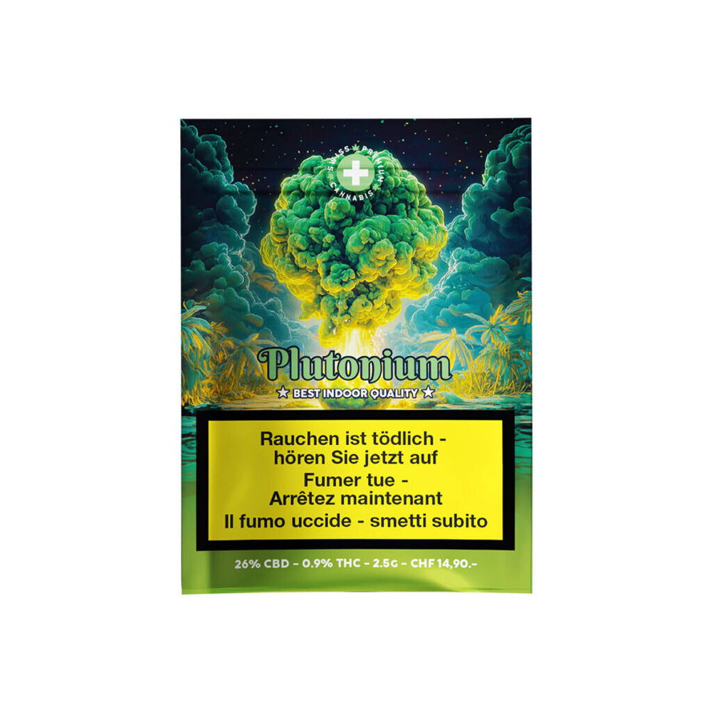 High Level Genetics - Plutonium - Indoor CBD Blüten - 2.5g
