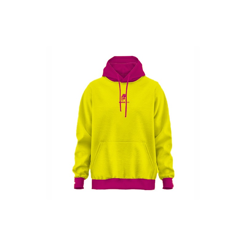 HIRO Hoodie - Gelb Pink - S