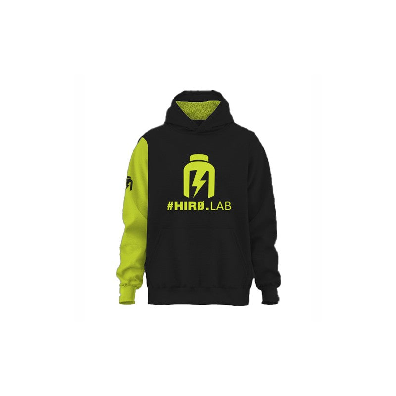 HIRO NEE Hoodie - Schwarz und Grün - S