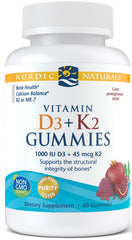 Nordic Naturals Vitamin D3+K2 Gummies