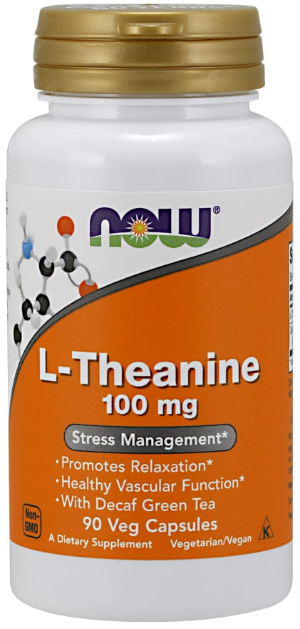 Now Foods L-Theanine with Decaf Green Tea