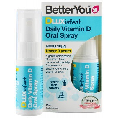 Betteryou DLux Infant Daily Vitamin D Oral Spray