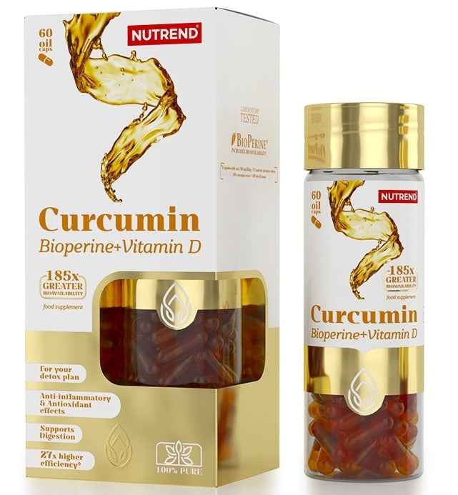 Nutrend Curcumin + Bioperine + Vitamin D