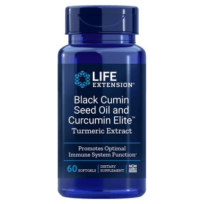 Life Extension Black Cumin Seed Oil and Curcumin Elite Turmeric Extract