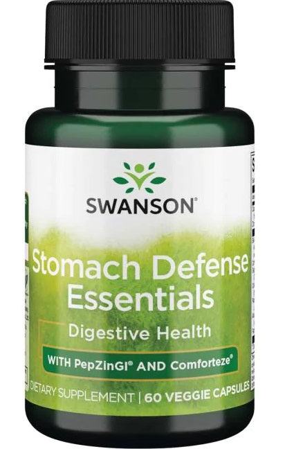 Swanson Stomach Defense Essentials with PepZinGI and Comforteze