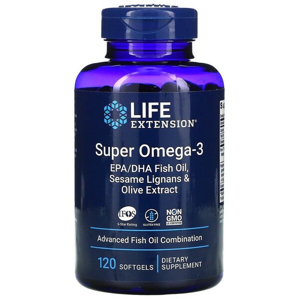 Life Extension Super Omega-3 EPA/DHA Fish Oil