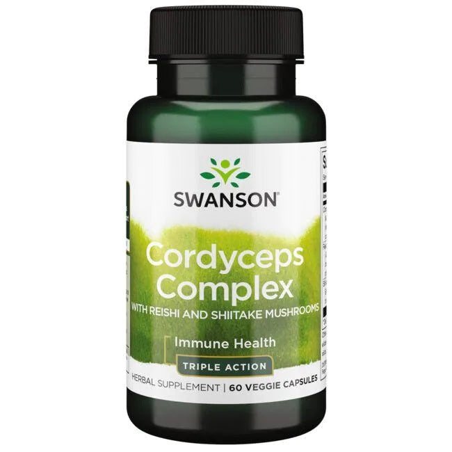 Swanson Cordyceps Complex with Reishi and Shiitake Mushrooms