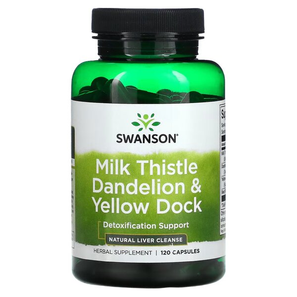 Swanson Milk Thistle Dandelion & Yellow Dock