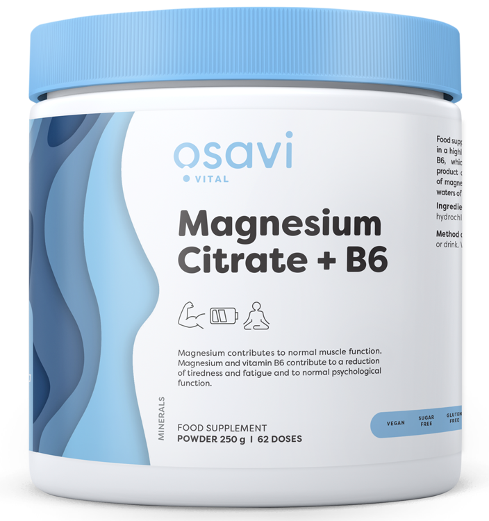 Osavi Magnesium Citrate + B6 Powder