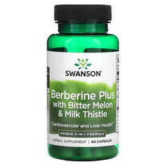 Swanson Berberine Plus with Bitter Melon & Milk Thistle