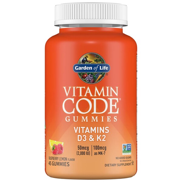 Garden Of Life Vitamin Code Gummies Vitamins D3 & K2