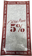 5 Nutrition 5% Nutrition Window Cling Rectangular