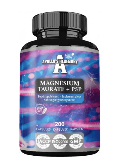 Apollo S Hegemony Magnesium Taurate + P5P