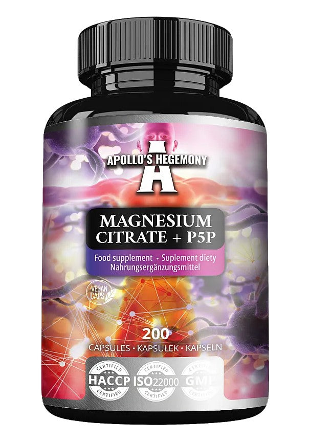 Apollo S Hegemony Magnesium Citrate + P5P