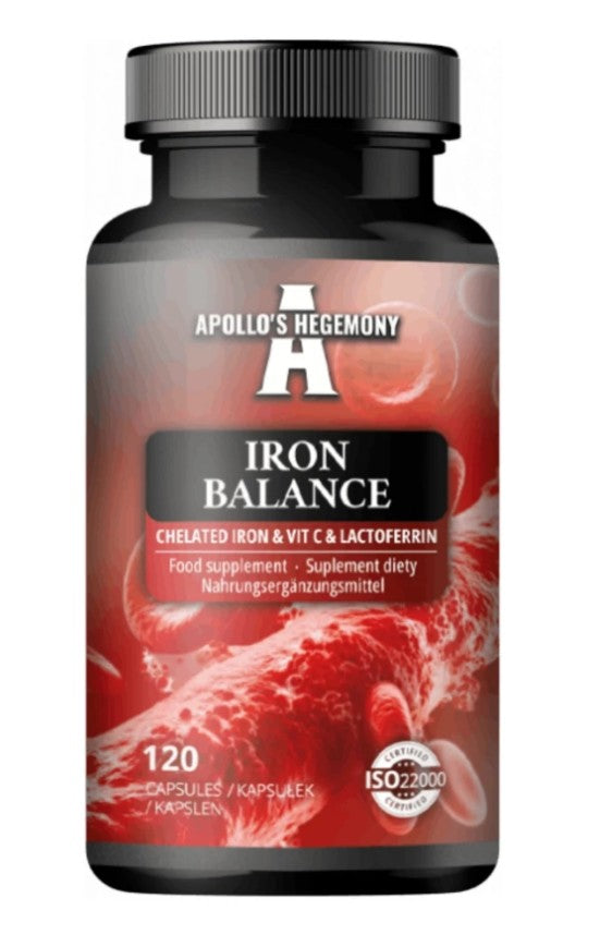 Apollo S Hegemony Iron Balance Chelated Iron & Vit C & Lactoferrin