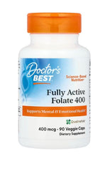 Doctor S Best Fully Active Folate 400 with Quatrefolic