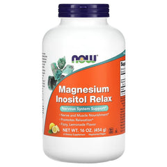 Now Foods Magnesium Inositol Relax Powder