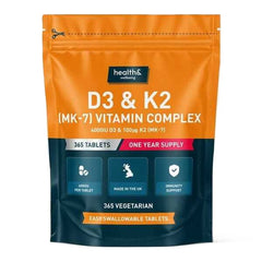 Health Wellbeing D3 & K2 (MK-7) Vitamin Complex