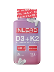 INLEAD Vitamin D3 + K2 + Magnesium 120 Kapseln