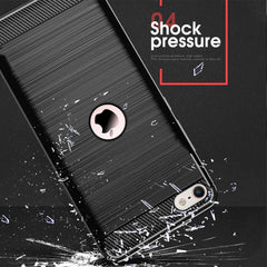 iPhone SE 2020 Carbonix-Silikon Case, schwarz