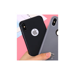 iPhone X Schutzhülle iPhone Silikon Case, schwarz