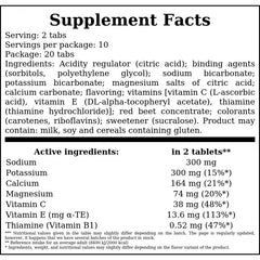 Isotonic Sport Effervescent - 20tab. - Orange