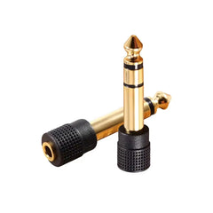 Jack (6.3 mm) Male zu Klinke (3.5 mm) Female Adapter, 2er-Set
