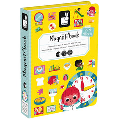 Janod Magnetbuch Lerne die Uhr