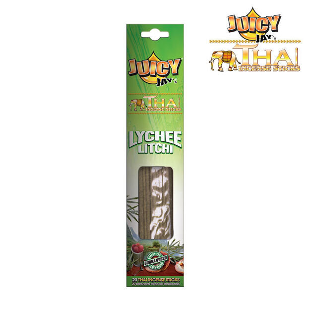 Juicy Jay - Thai Incense Sticks - Lychee - Display - 12 x 20 Stück