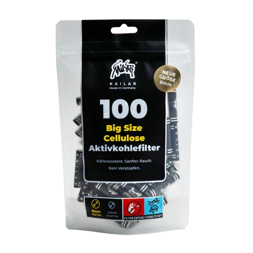 Kailar - BIG Size (9mm) - 100 Stück - Black