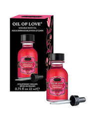 Kamasutra - Oil of Love - Körperöl zum Küssen - Strawberry Dreams - 22 ml
