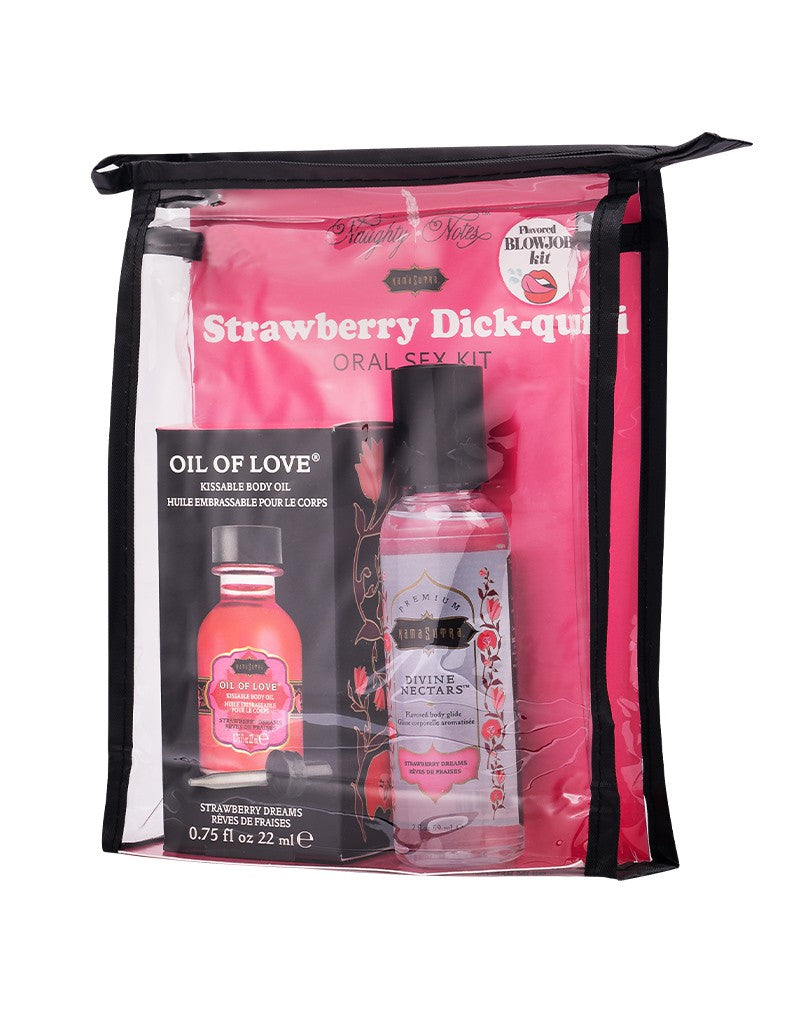 1: Kama Sutra - Oral Sex Cocktail Kit - Strawberry Dick-quiri