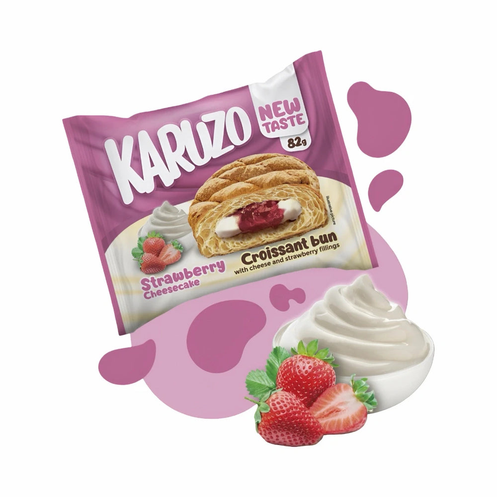 Karuzo Croissant - Strawberry / Cheesecake Füllung 82g